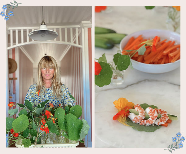 Yvonne's Nasturtium paper rolls recipe