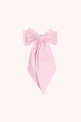 Oak Meadow Big Bow in Baby Pink Gingham