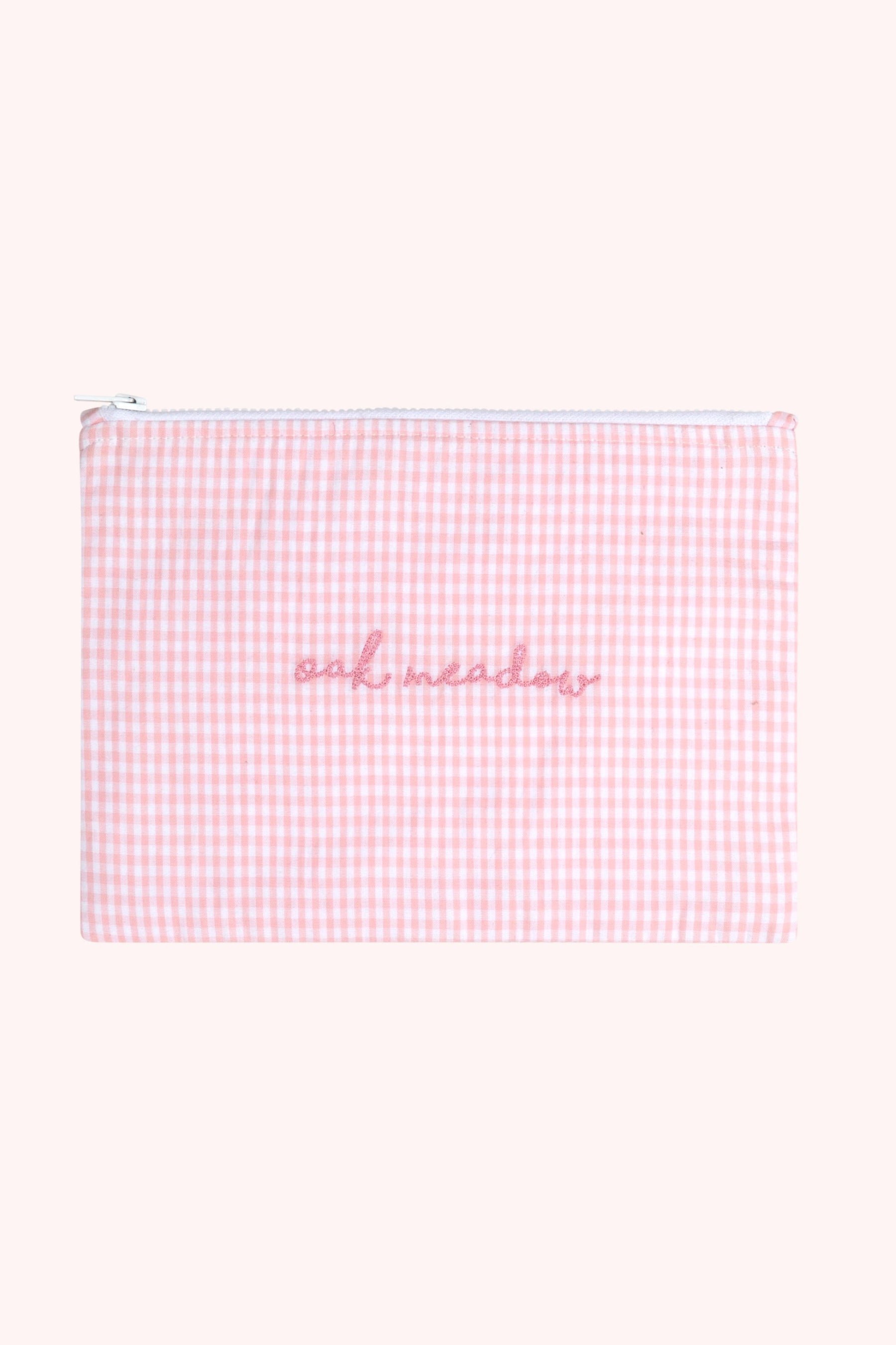 Oak Meadow Purse Bag in Baby Pink Gingham