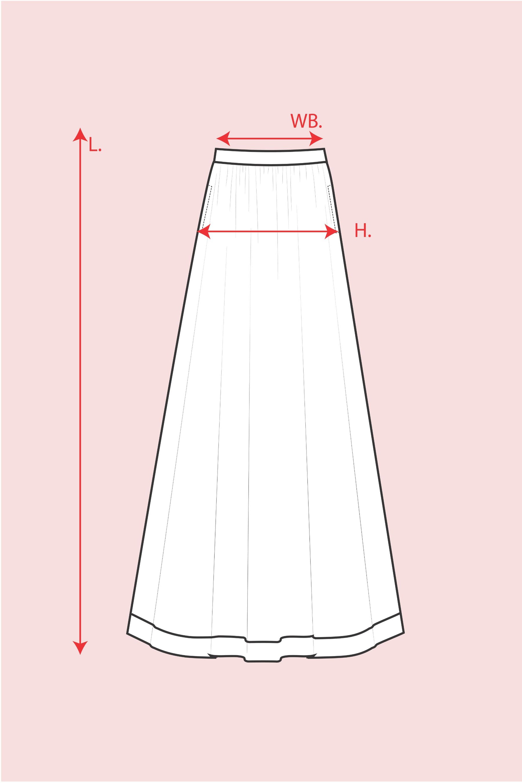 Rosie Skirt in Rosie Tulip