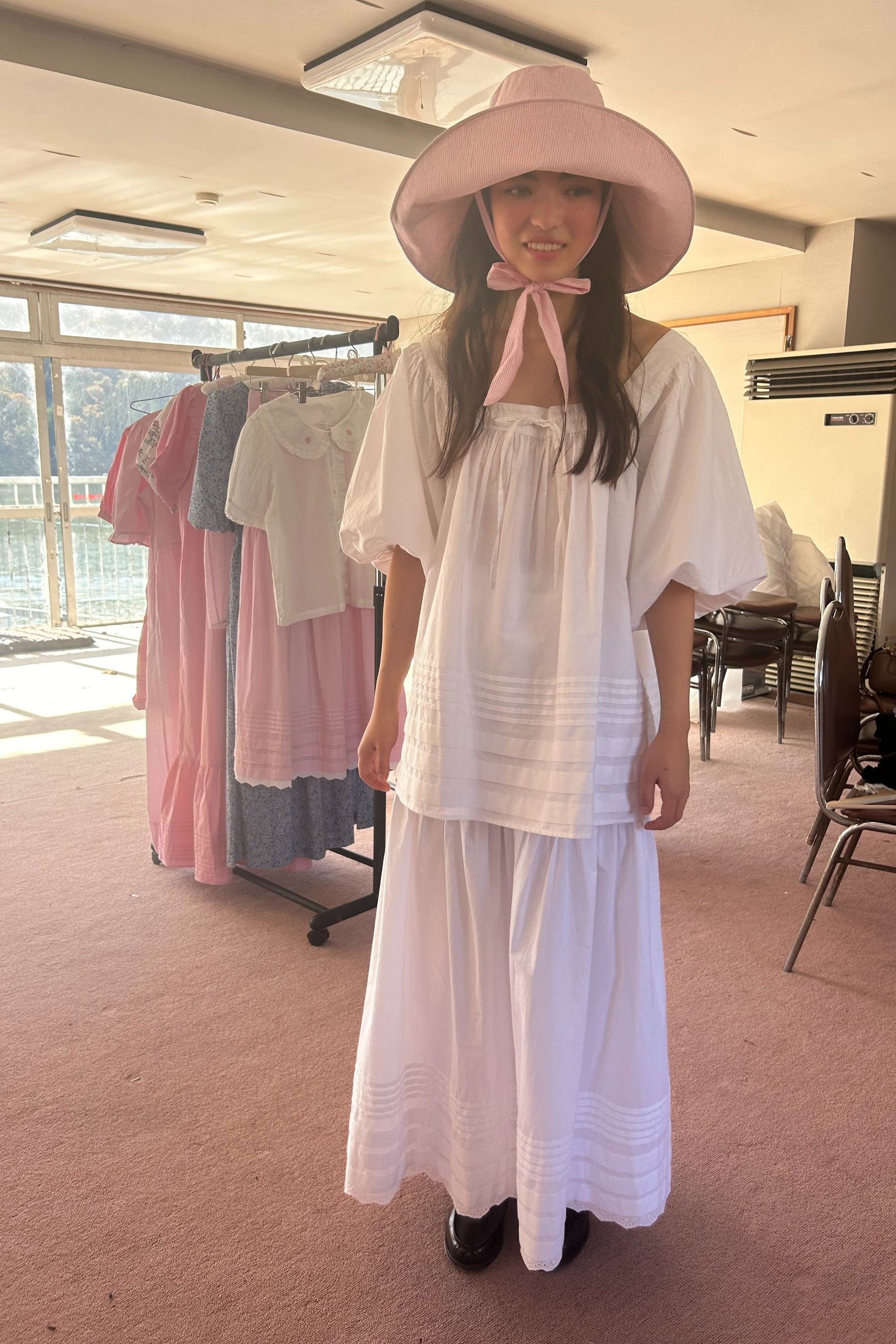 Celine Blouse in White - Shipping Next Week