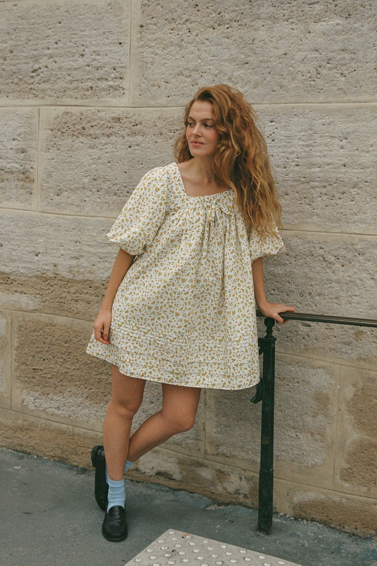 Celine Mini Dress in Sweet Tulip