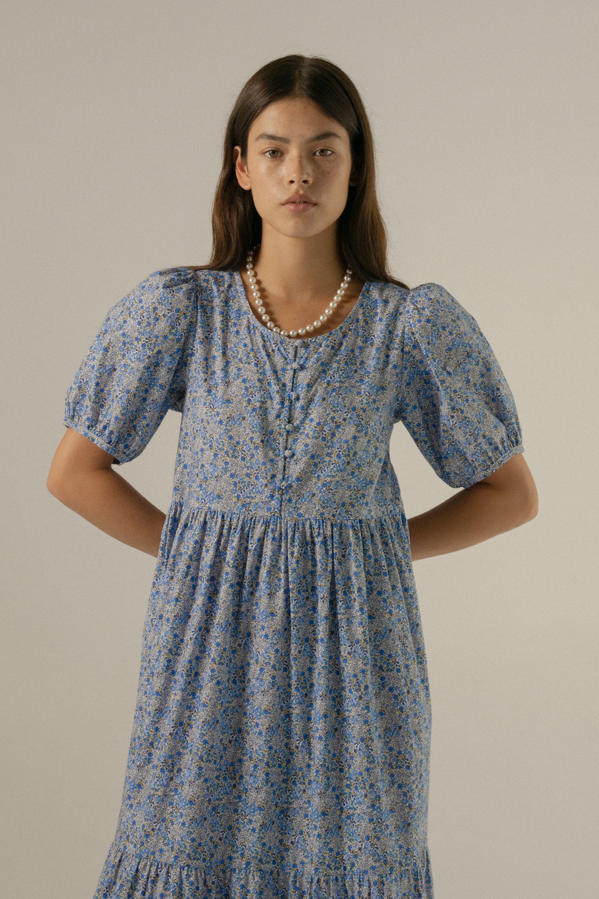 Kalina in French Blue Ditsy - Pre Order