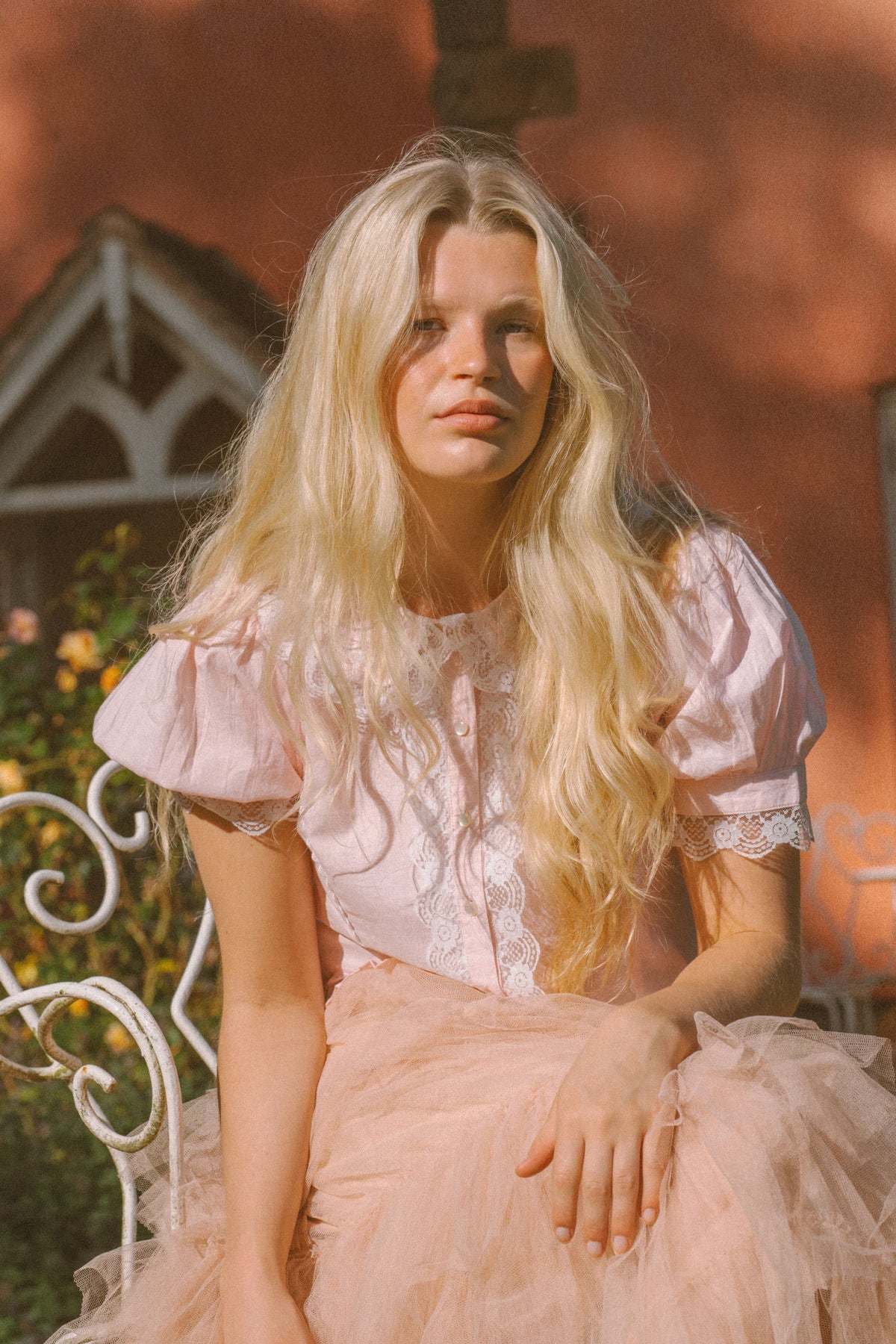 Cedar Cottage Blouse In Apple Pink