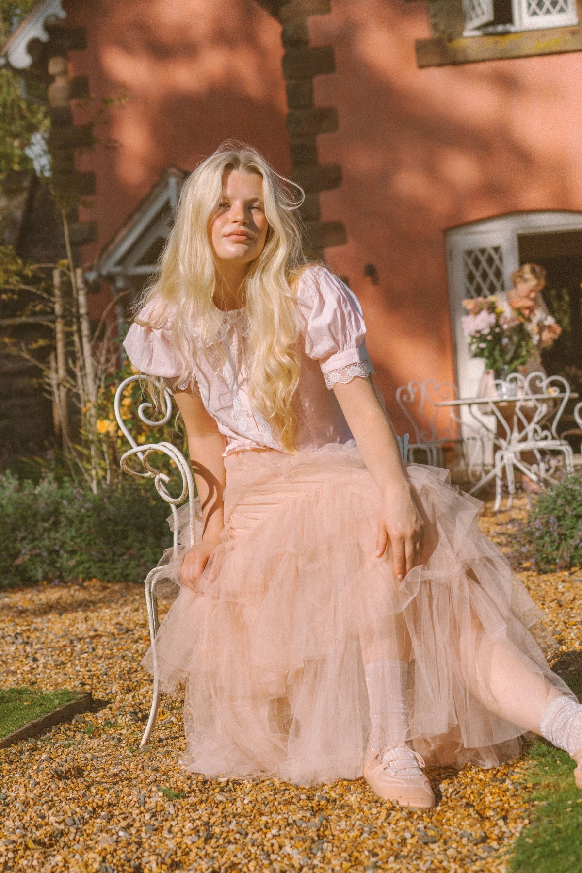 Cedar Cottage Blouse In Apple Pink