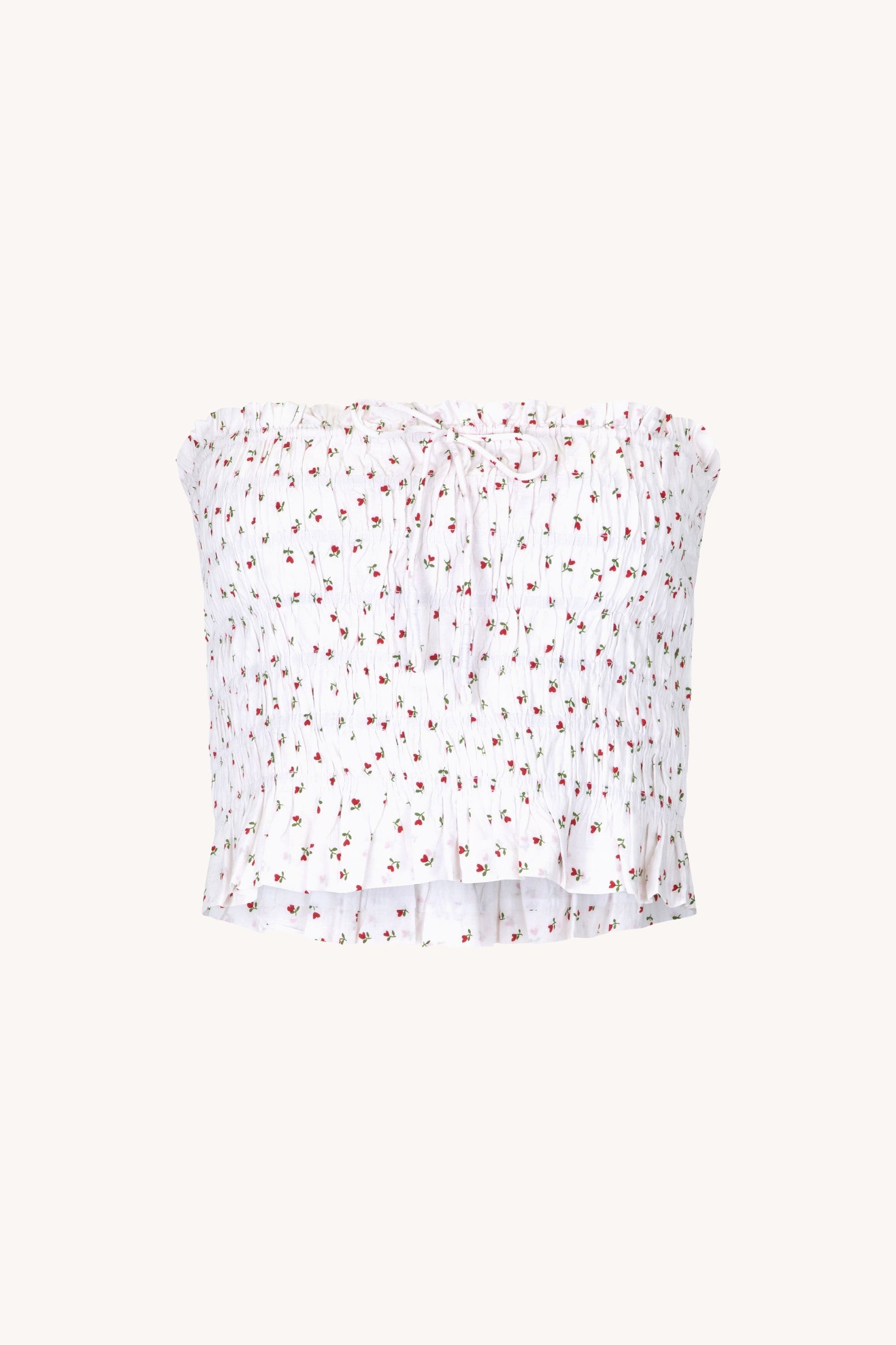 Valli Boob Tube in Rosie Tulip