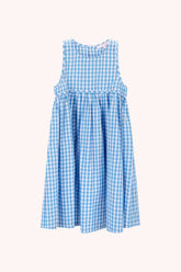 Bella Lou Dress in Baby Blue Gingham ~ Oak Meadow Kids