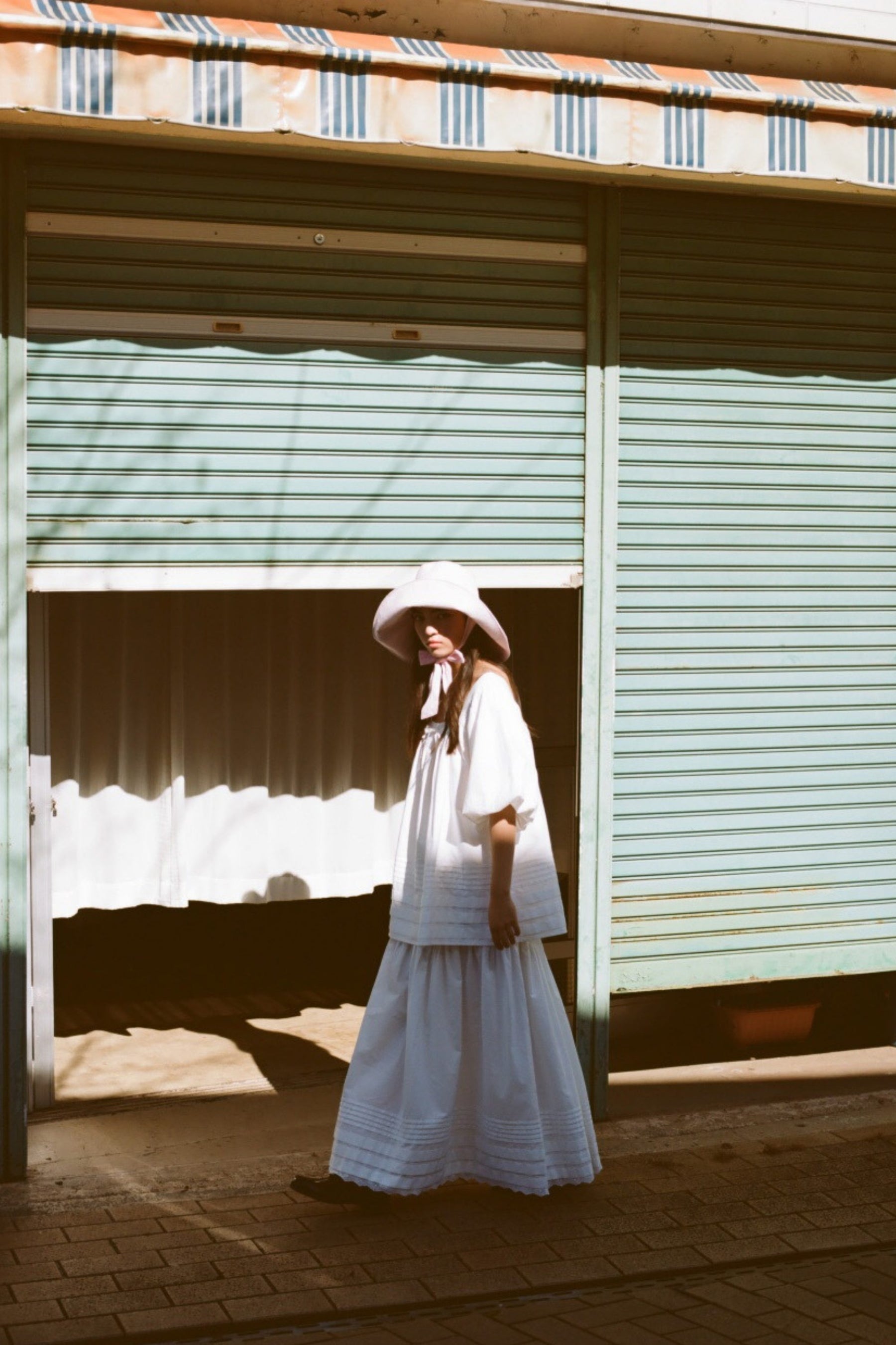 Celine Blouse in White - Shipping Next Week