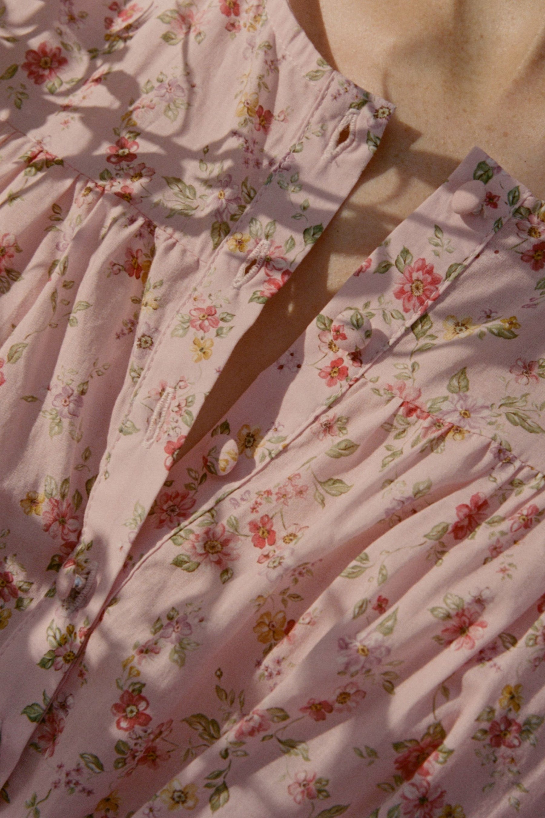 Ava Maxi Dress in Blossom Pink Floral