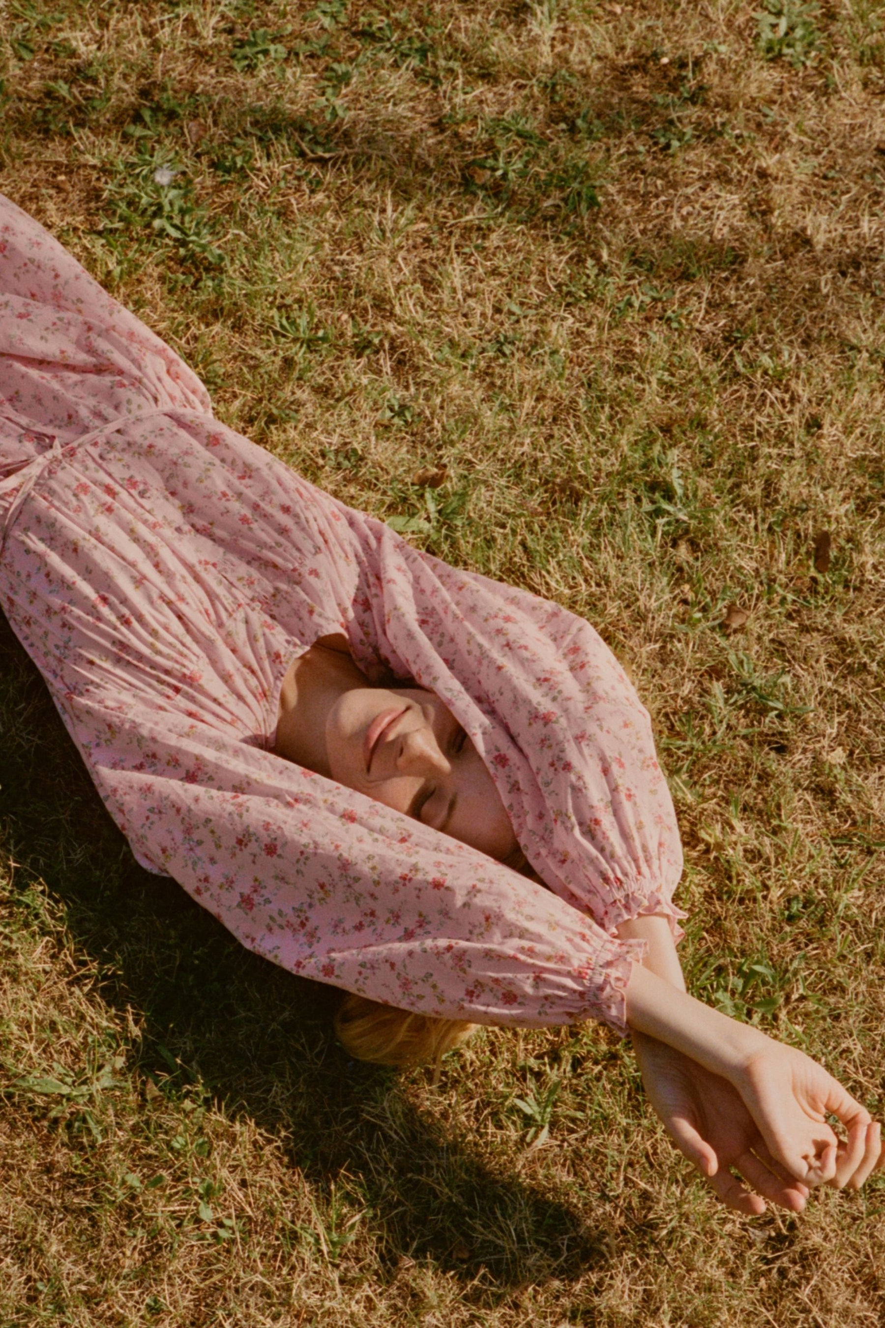 Ava Maxi Dress in Blossom Pink Floral