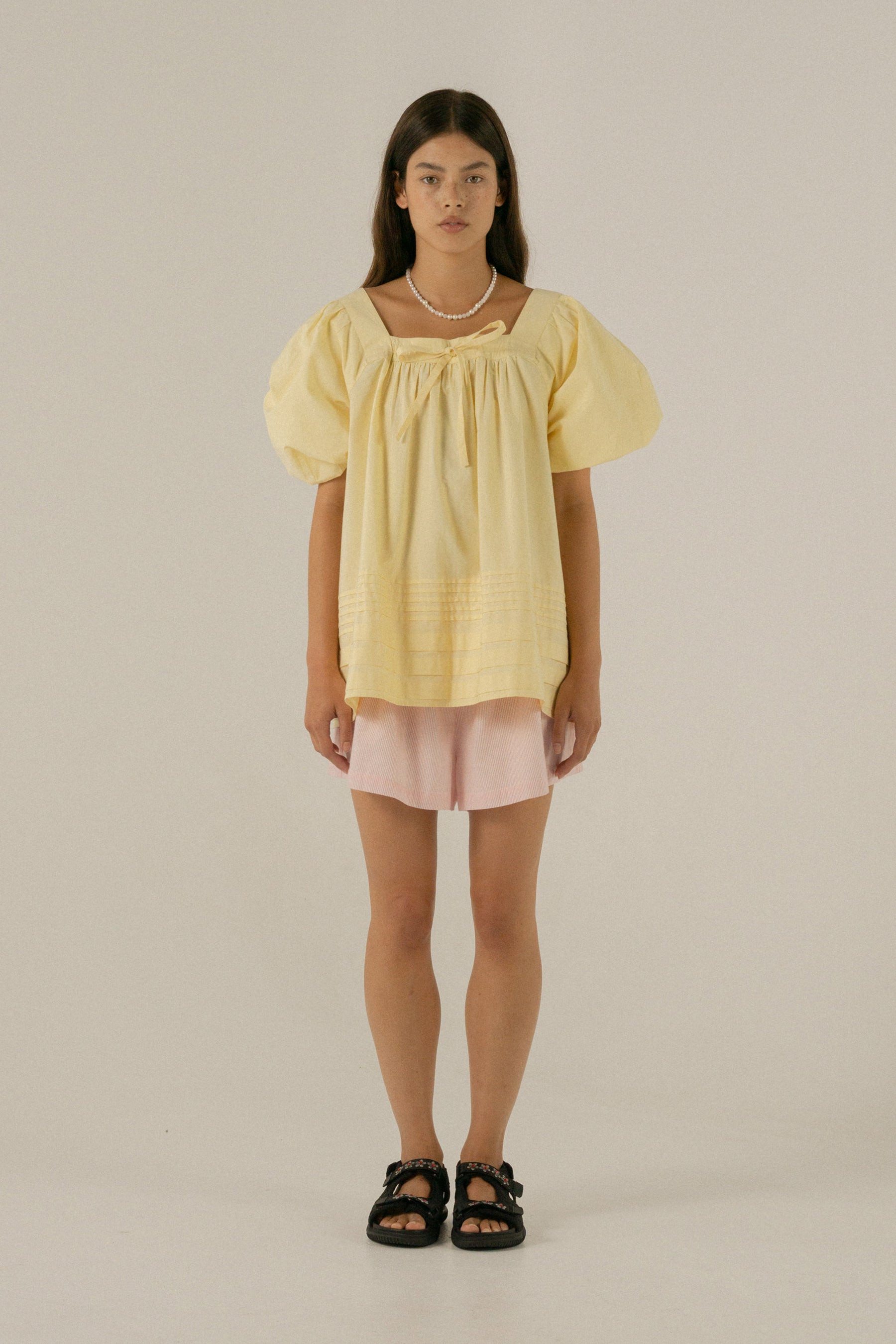 Celine Blouse in Buttercup Yellow