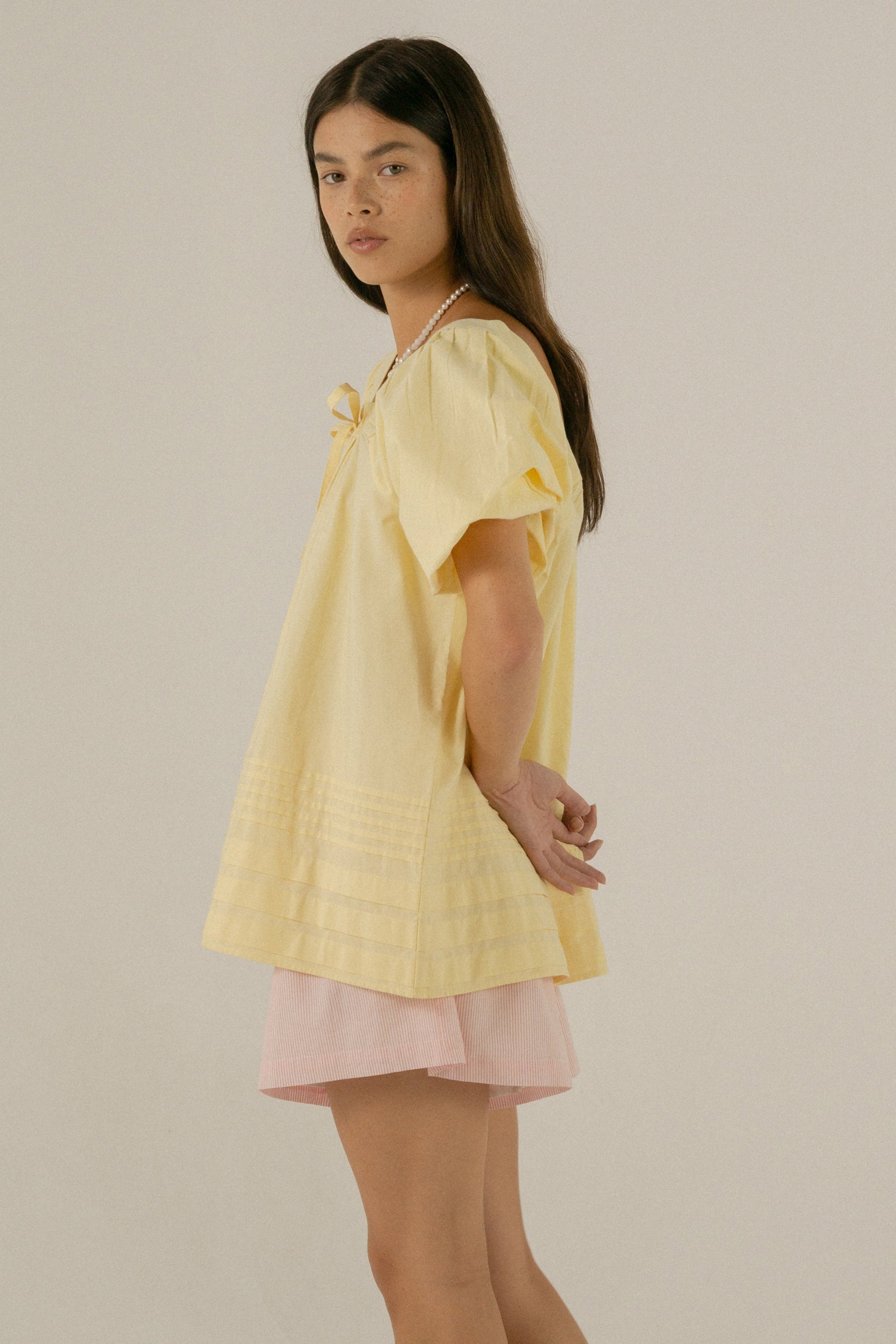 Celine Blouse in Buttercup Yellow