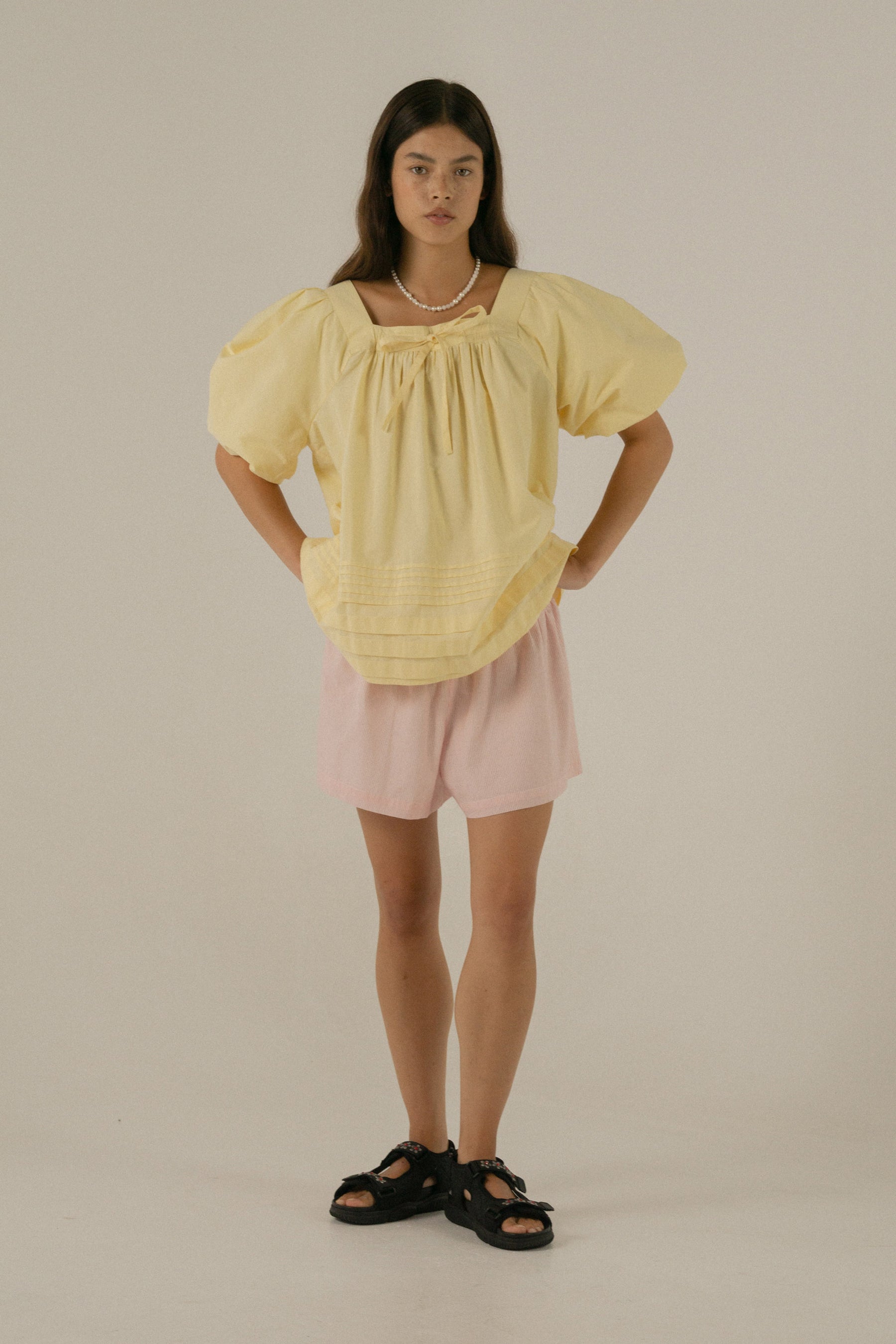 Celine Blouse in Buttercup Yellow
