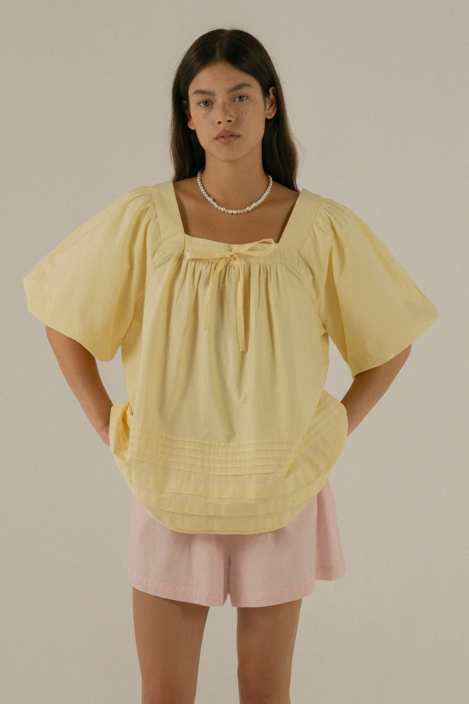 Celine Blouse in Buttercup Yellow
