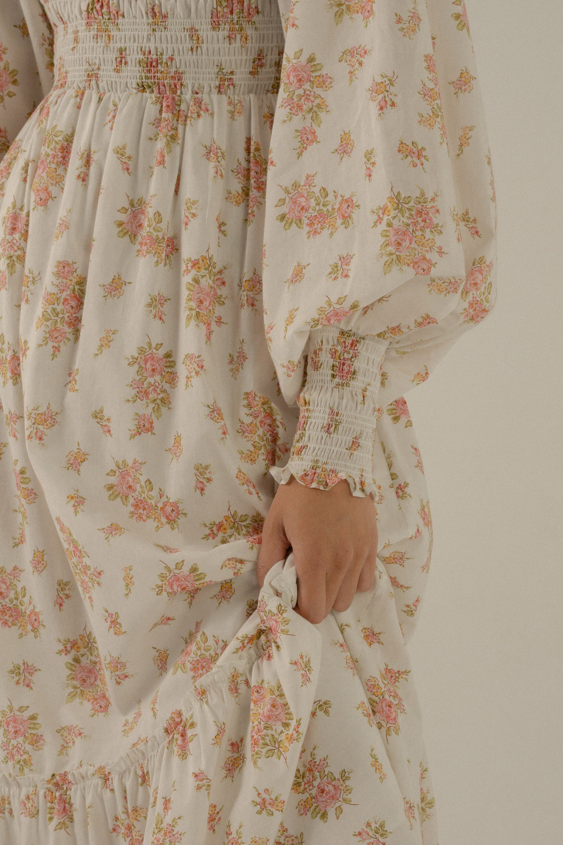 Jane Dress in Della Floral Blush