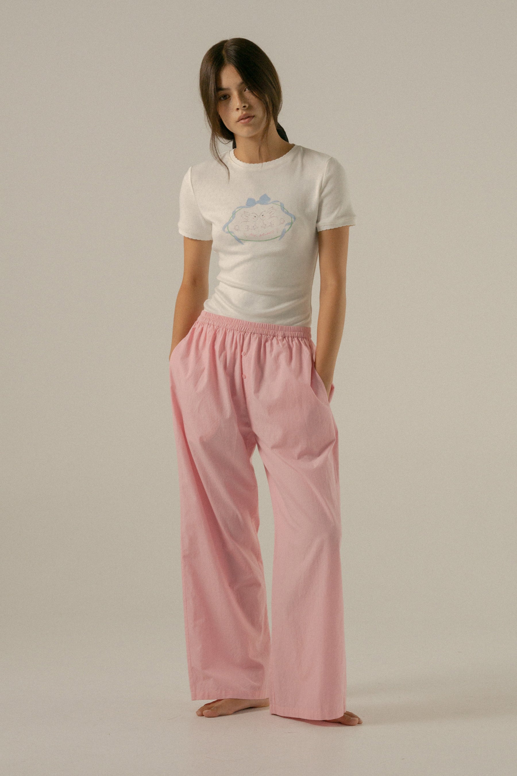 Florrie Baby Tee in Cream