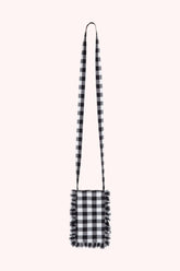 Oak Meadow Phone Case Bag in Noir Gingham