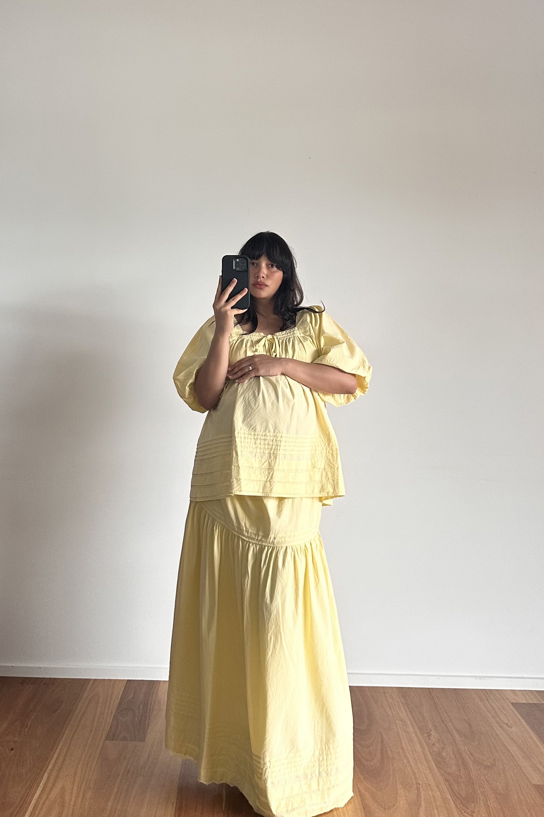 Celine Blouse in Buttercup Yellow