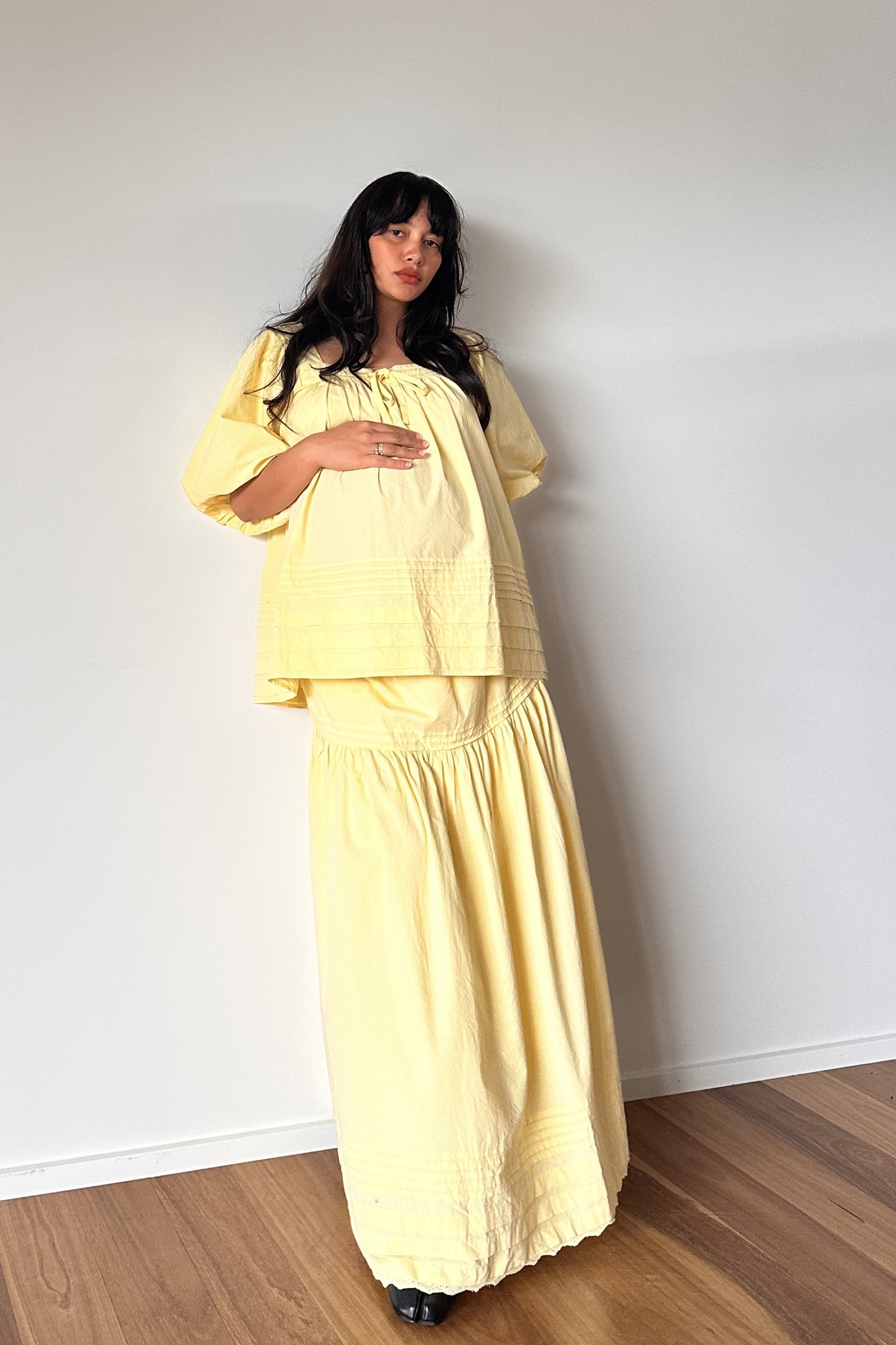 Celine Blouse in Buttercup Yellow