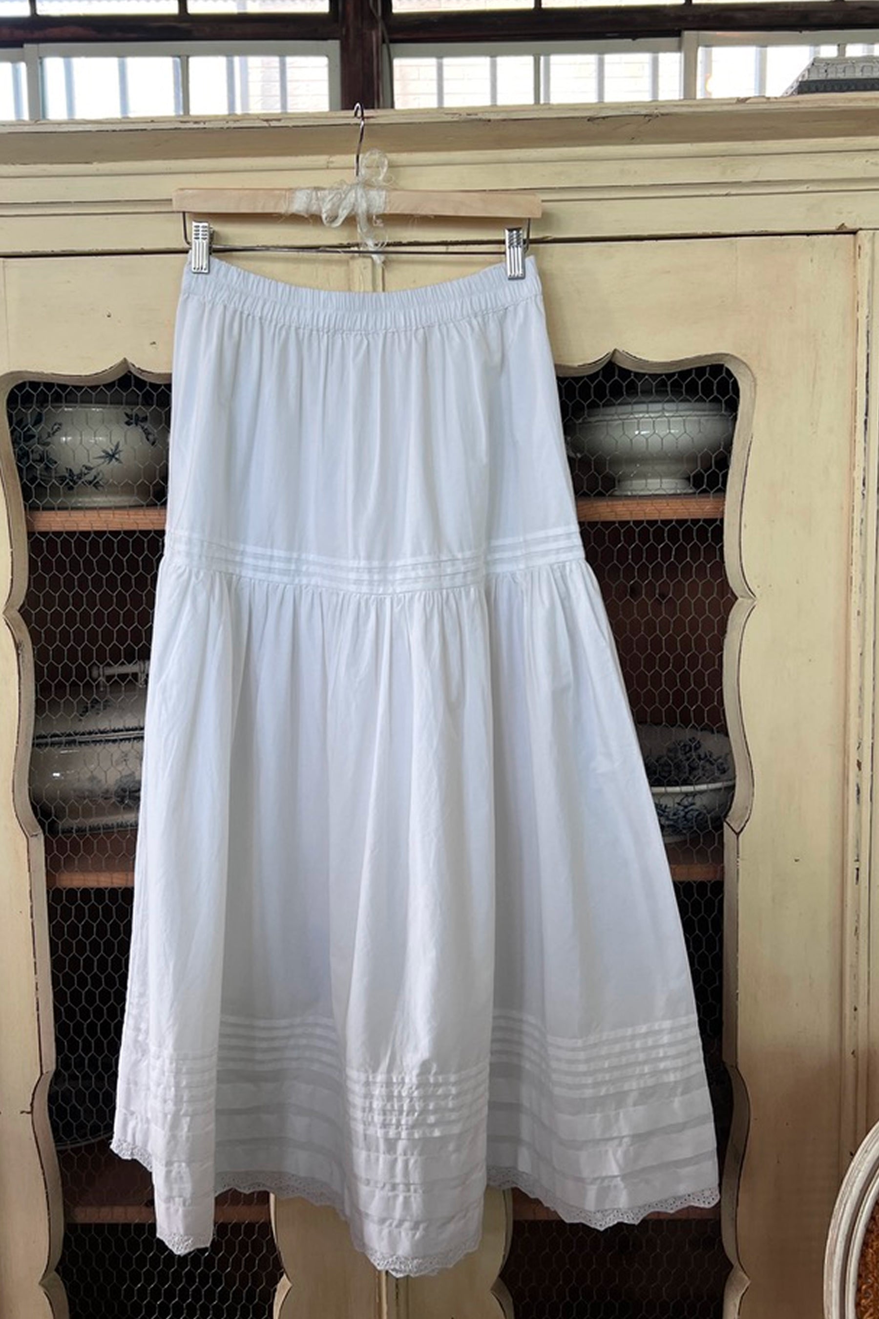 Yuri Skirt in White - 2 week pre order