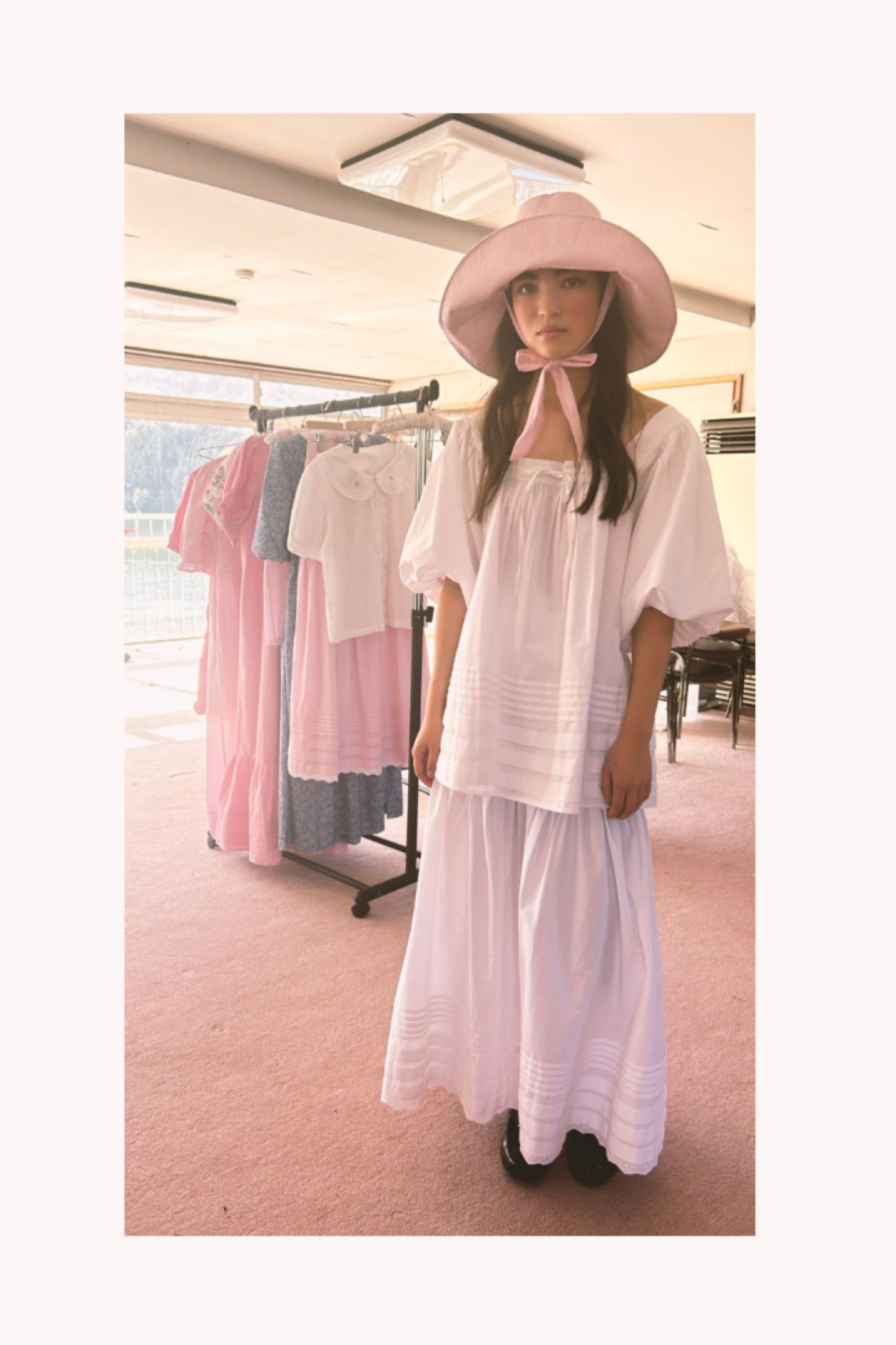 Yuri Skirt in White - 2 week pre order