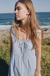 Meadow Day Dress in Baby Blue Gingham