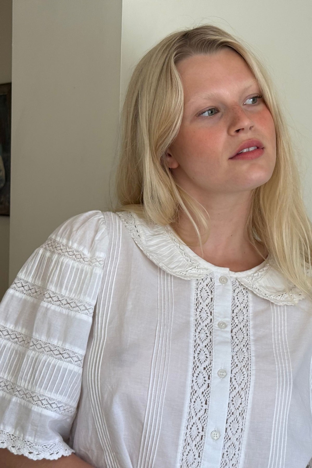 Juliet Blouse In Vintage Creme