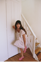 Lulu Mini Dress in Cottage Floral