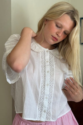 Juliet Blouse In Vintage Creme