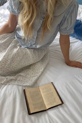 Billie Blouse In Baby blue