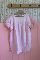 Andi Puff Mini Dress in Rosewater Stripe