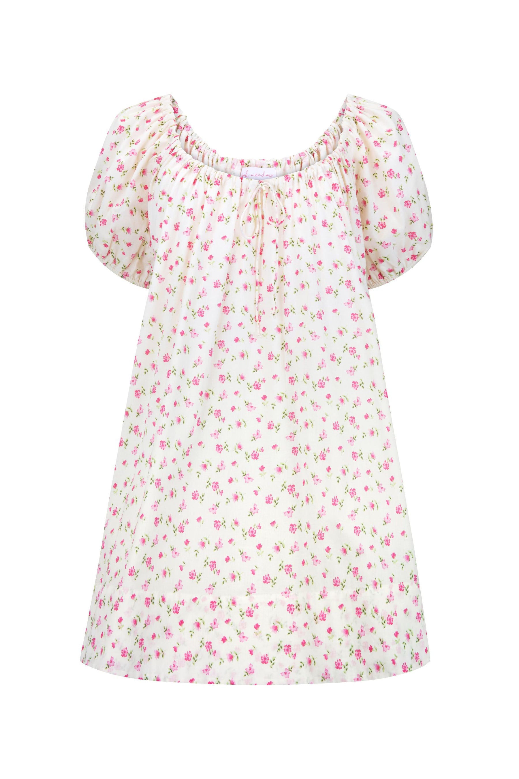 Everyday Drawcord Dress in Rose Bloom