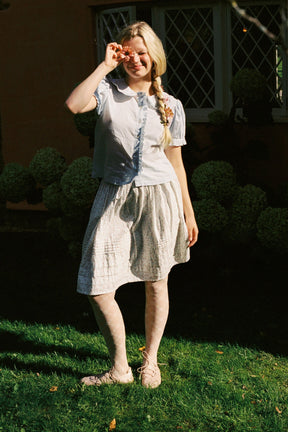 Billie Blouse In Baby blue