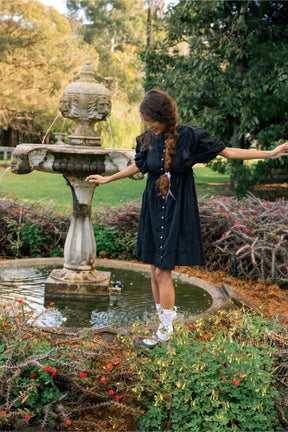 Rumi Mini Dress in Midnight Noir