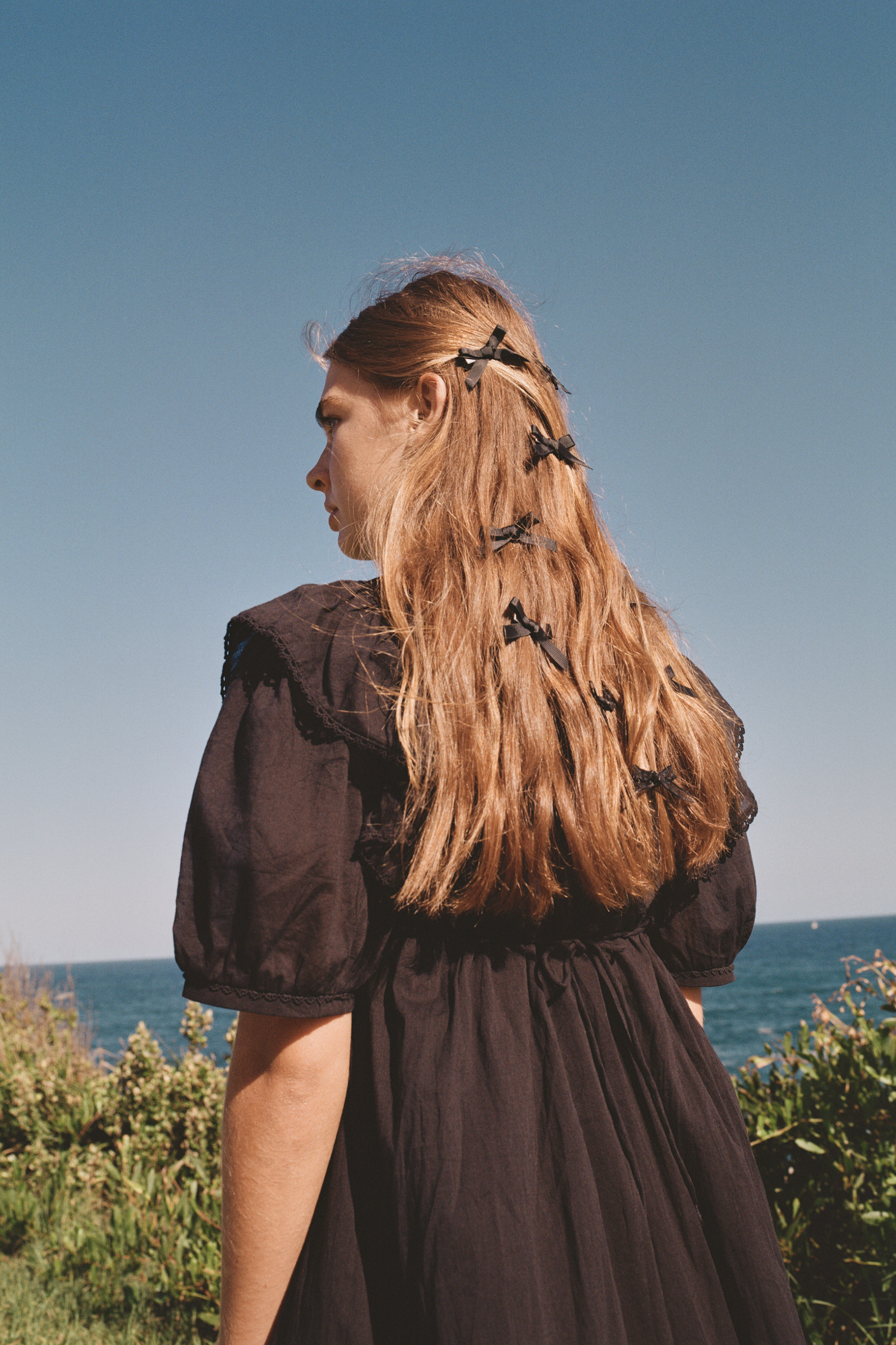 Rumi Mini Dress in Midnight Noir