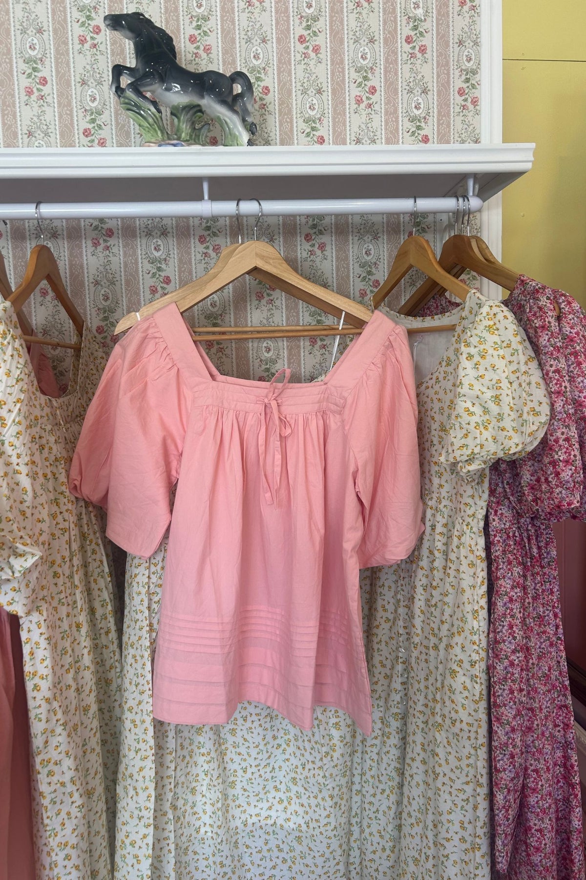 Celine Blouse in Flora Pink