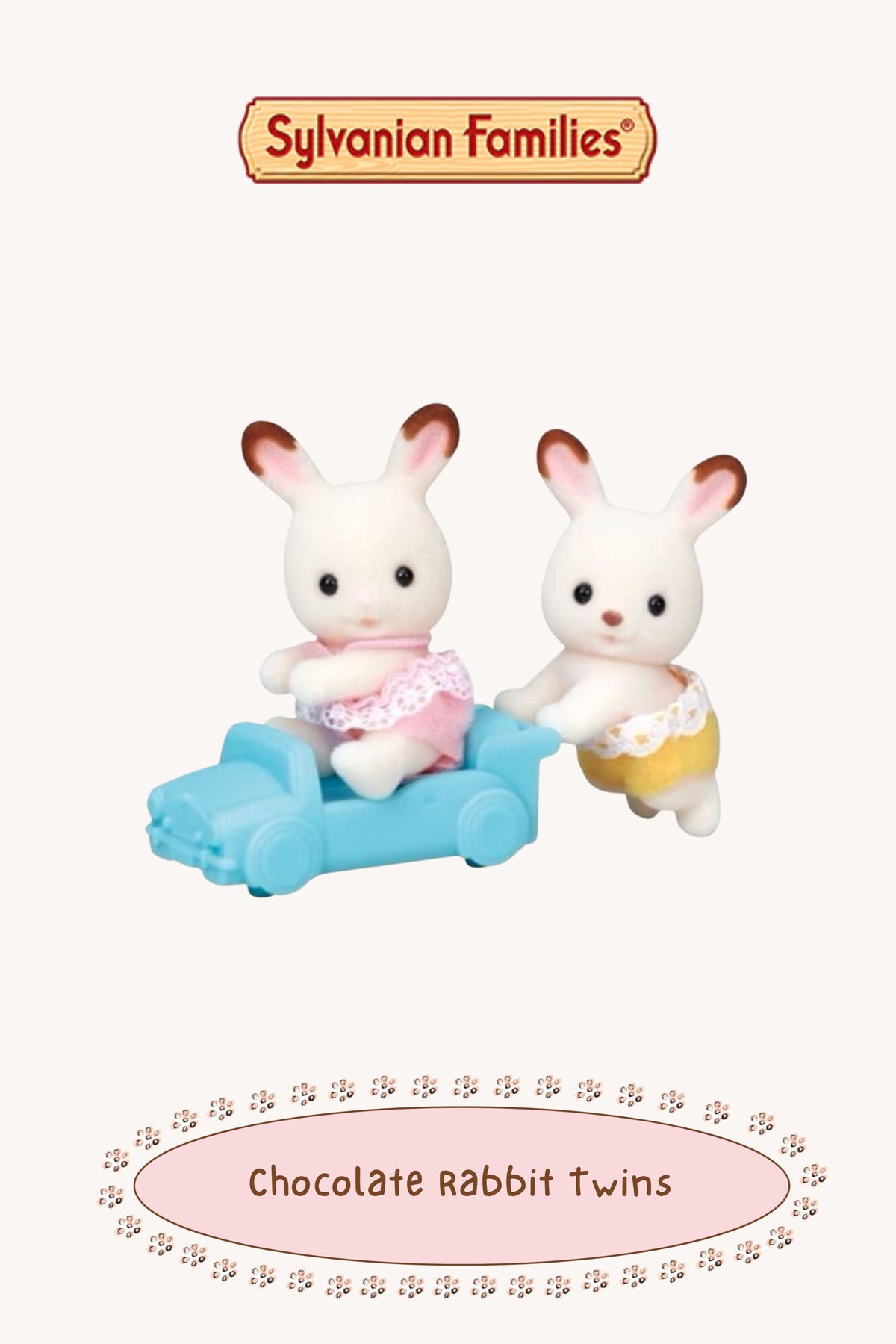 Sylvanian Families ~ Chocolate Rabbit Twins