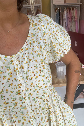 Lacey Midi Dress in Sweet Tulip