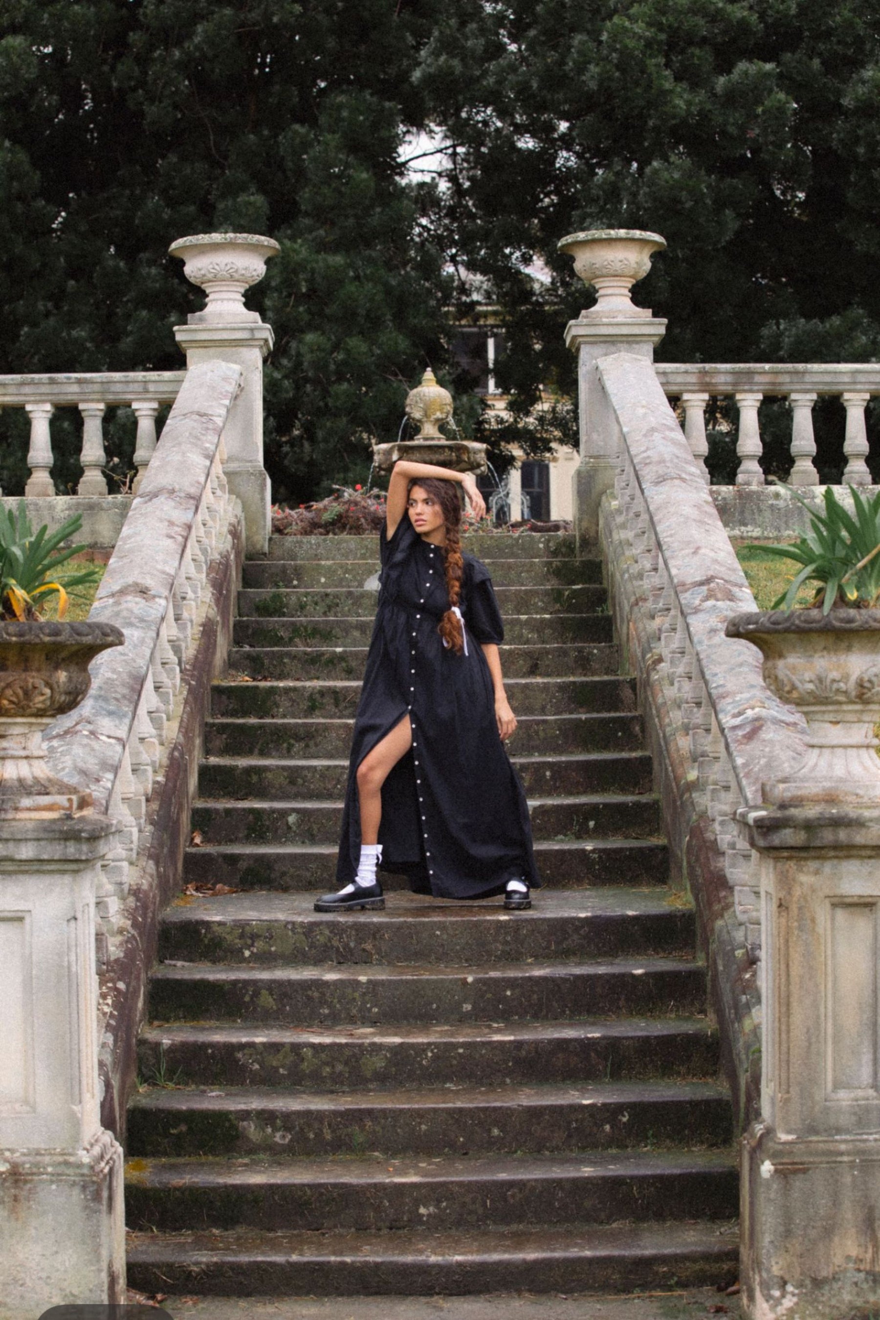 Rumi Gown in Midnight Noir