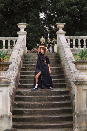 Rumi Gown in Midnight Noir