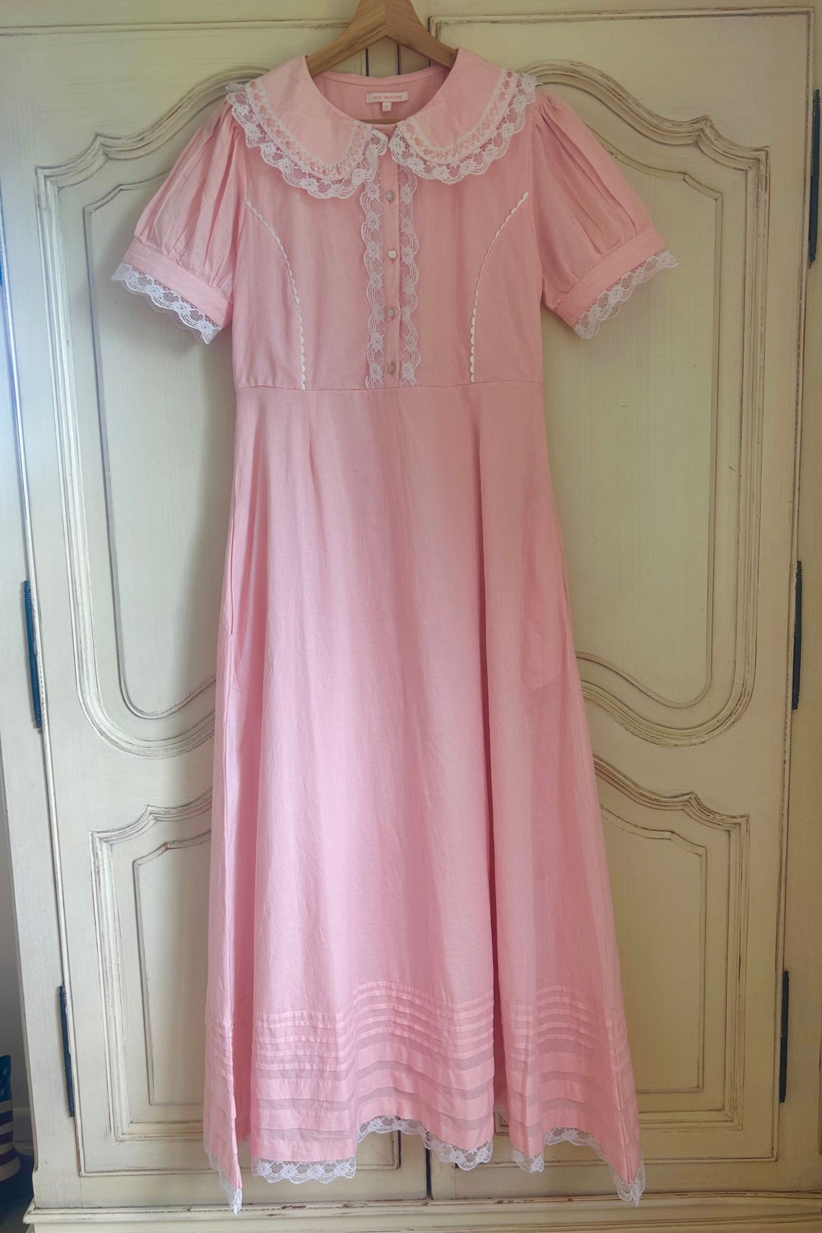 Cedar Cottage Bespoke Dress In Apple Pink