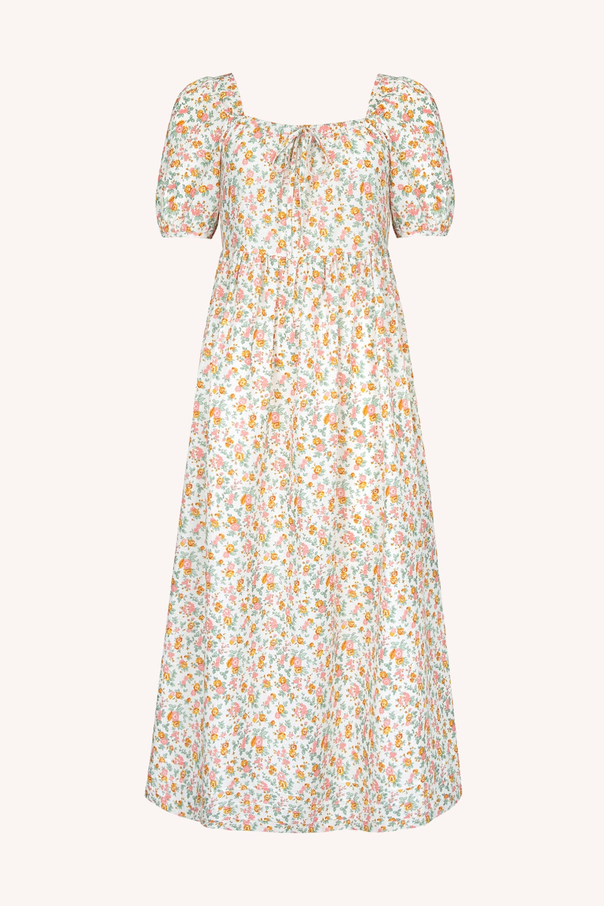 Ivy Smock Midi in Maria Garden