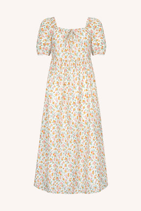 Ivy Smock Midi in Maria Garden