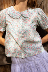 Billie Blouse in Cornflower Meadow