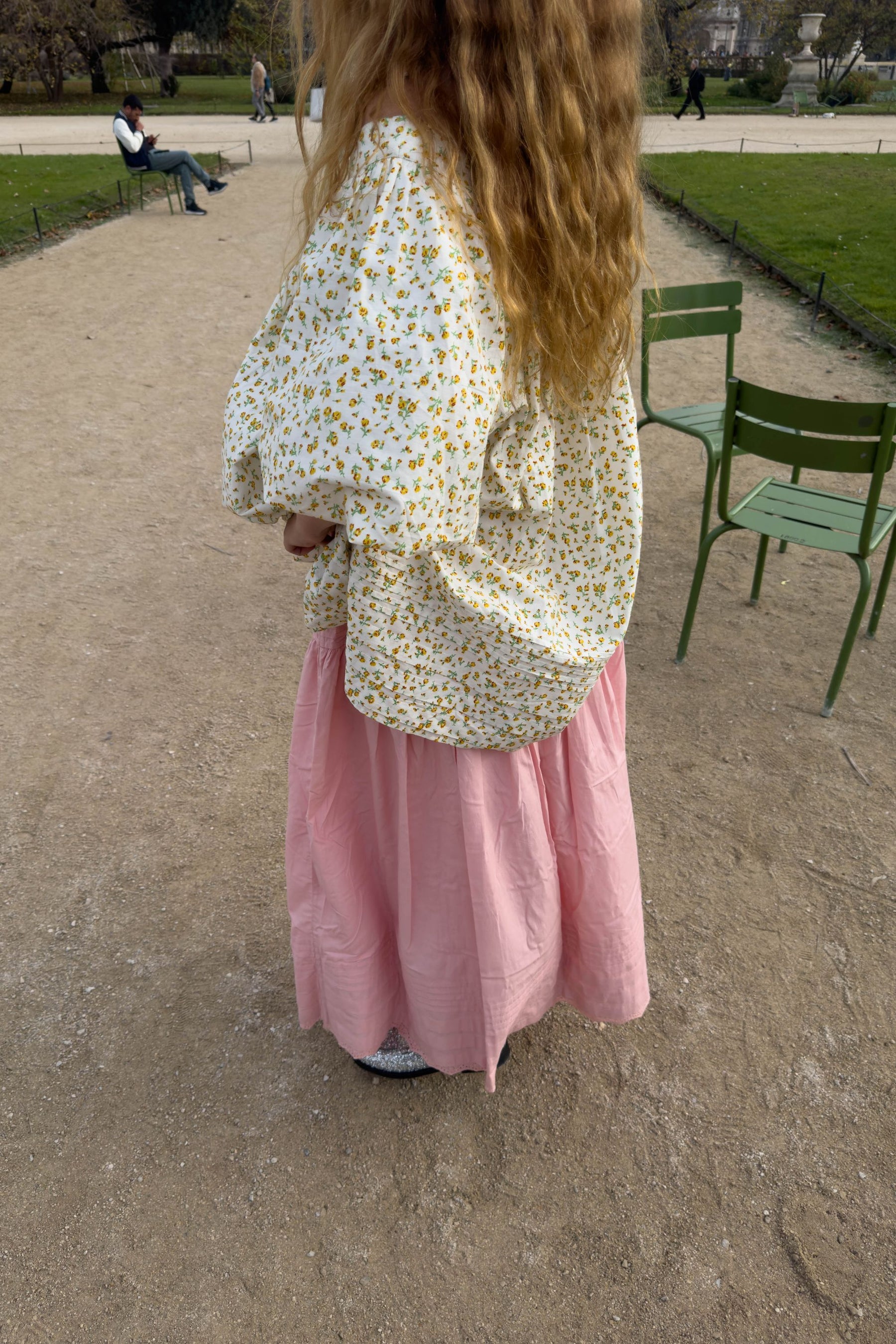 Yuri Skirt in Flora Pink