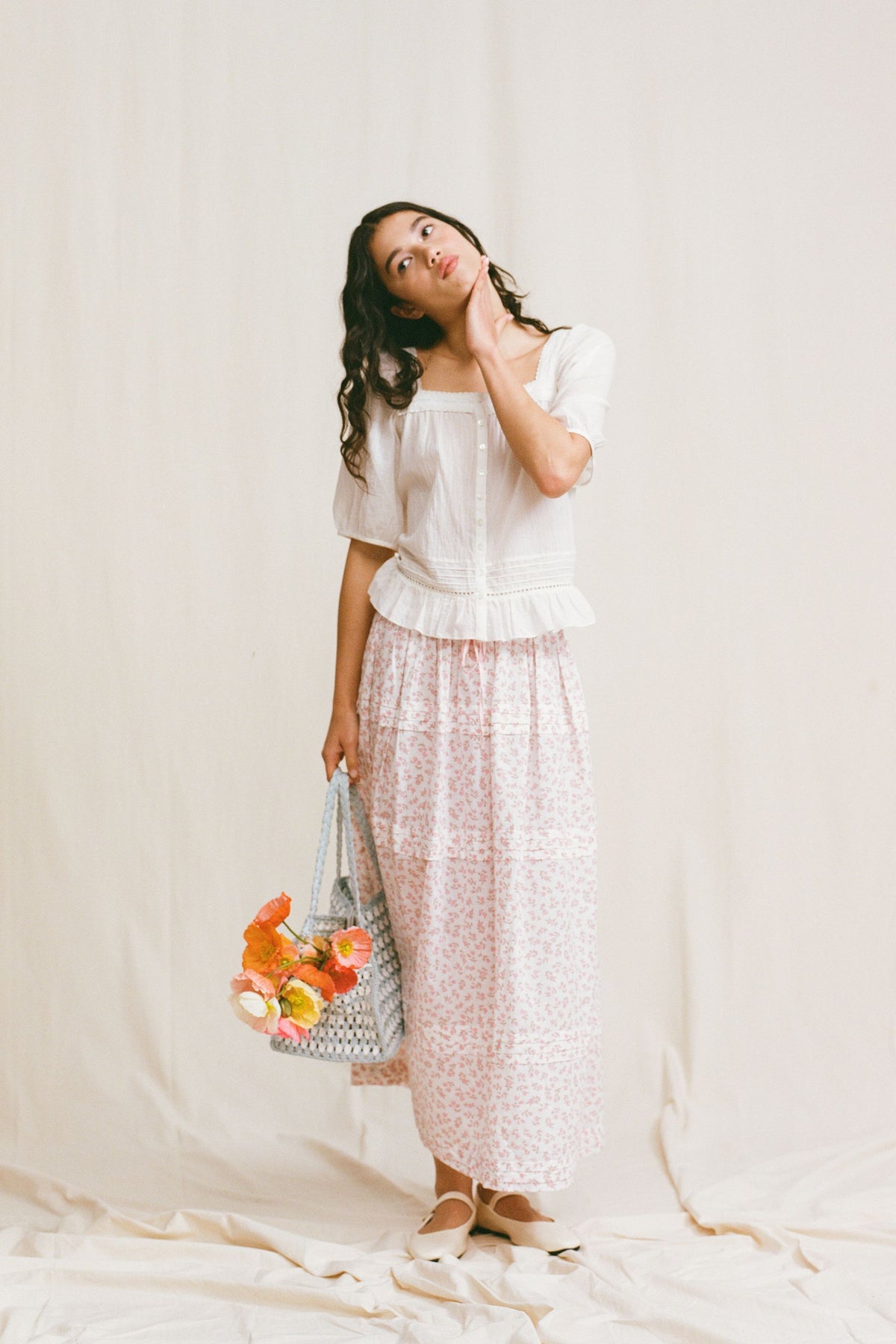 Halle Skirt in Ella Flower ~ COMING SOON