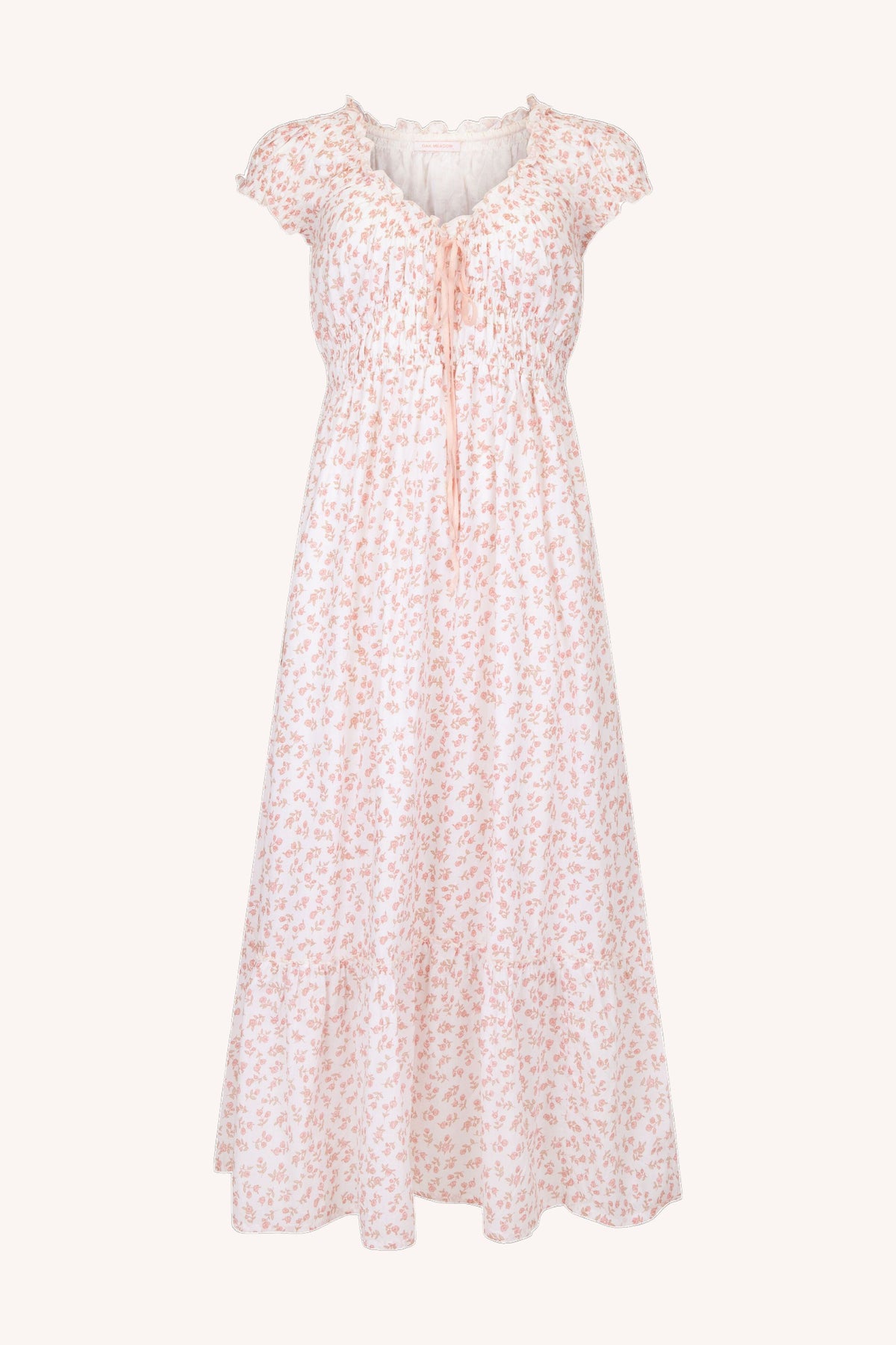 Halle Midi Dress in Ella Flower