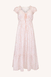 Halle Midi Dress in Ella Flower
