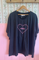 Oak Meadow Tee - Black Sample