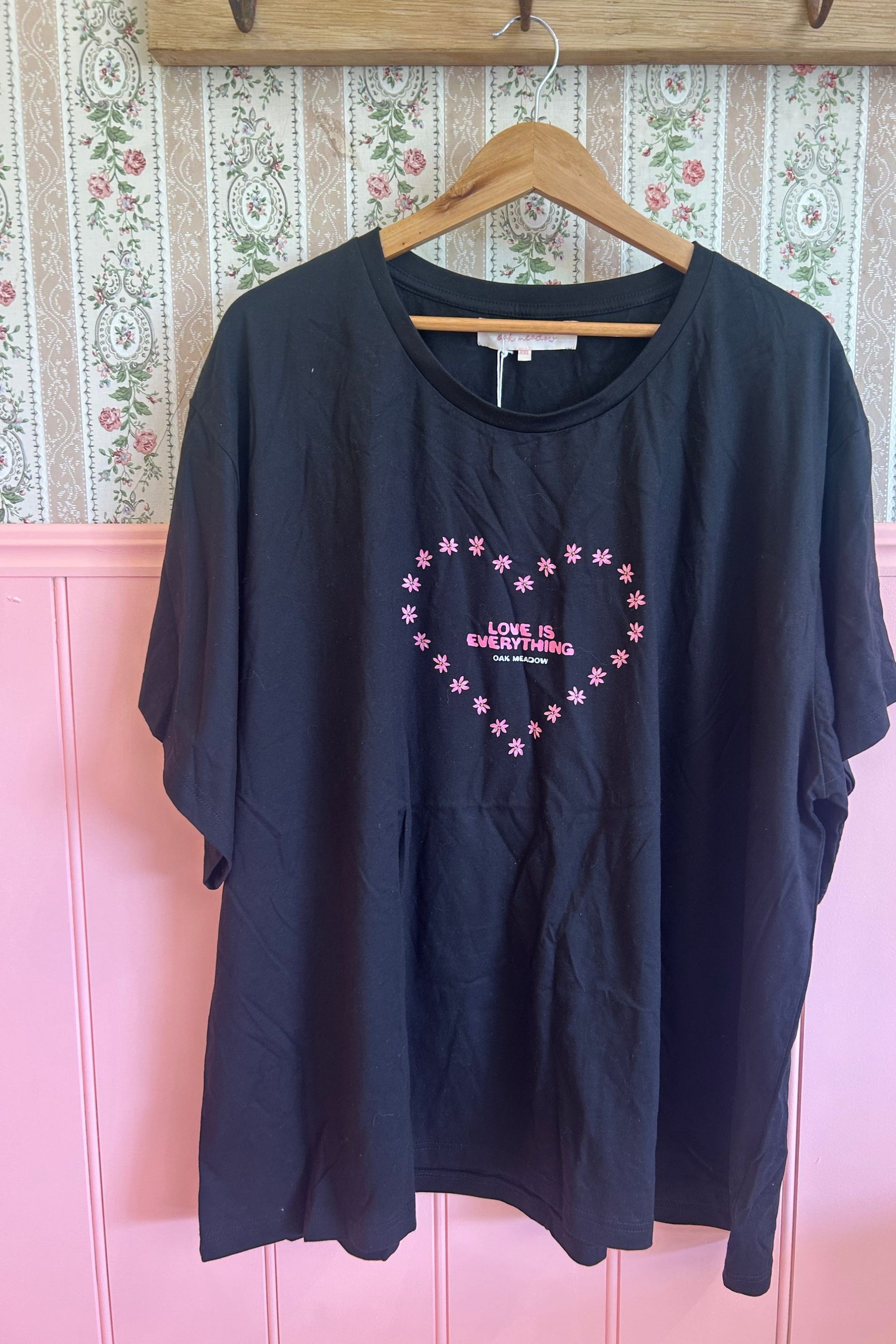 Oak Meadow Tee - Black Sample